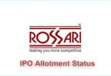 Rossari Biotech IPO Allotment Status