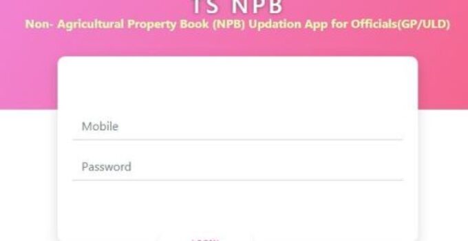 TS NPB App Download @ts npb Dharani Enrollment Online