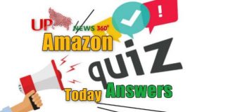 Amazon Quiz Answers Today