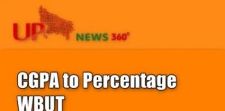 CGPA to Percentage WBUT