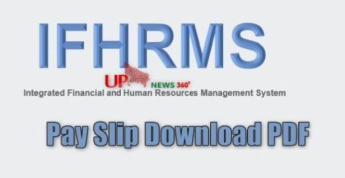 IFHRMS Pay Slip Download PDF @ ebsprd karuvoolam tn gov in Portal