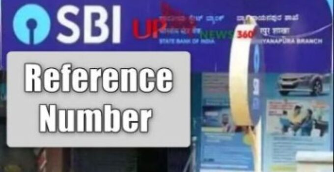 SBI Reference Number