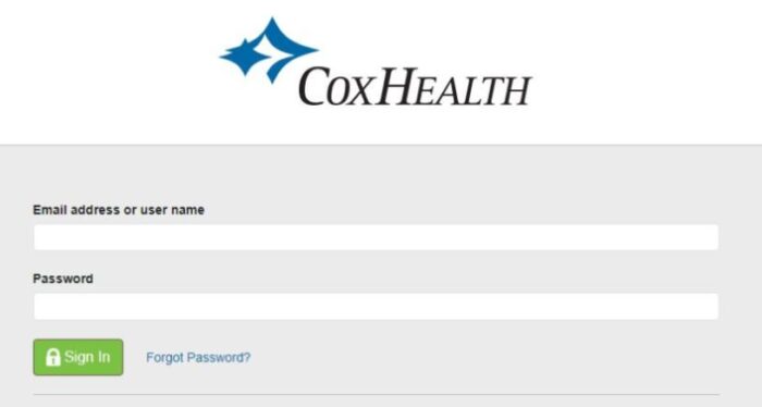 CoxHealth Patient Portal