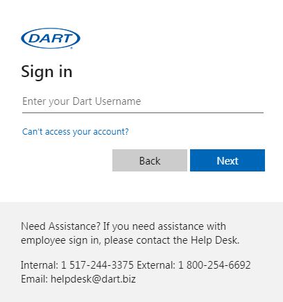 Dart Employee Portal