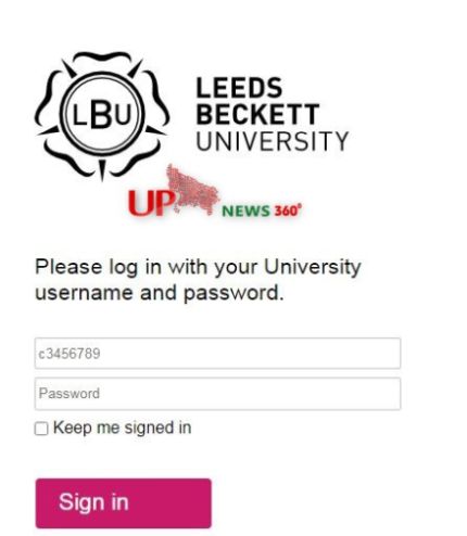 Leeds beckett application portal