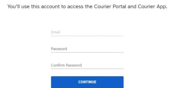 Just Eat Courier Portal