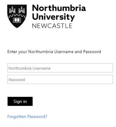 Northumbria Student Portal