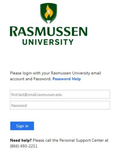 Rasmussen student portal