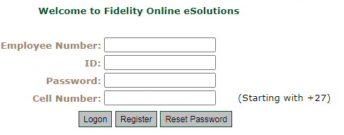 Fidelity Payslip