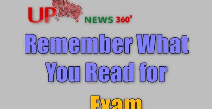 How to Remember What You Read for Exams