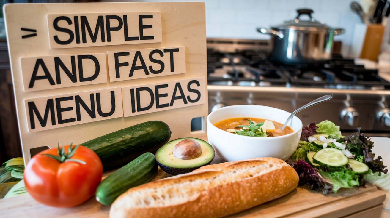 Simple and Fast Menu Ideas